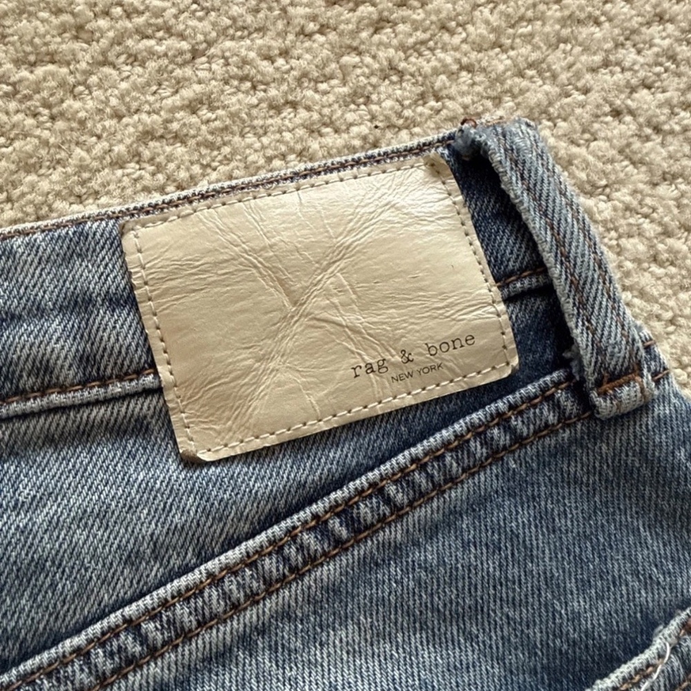 Rag & Bone Women's Size 28 Wren High Rise Slim Straight Jeans Medium Wash - Picture 4 of 4